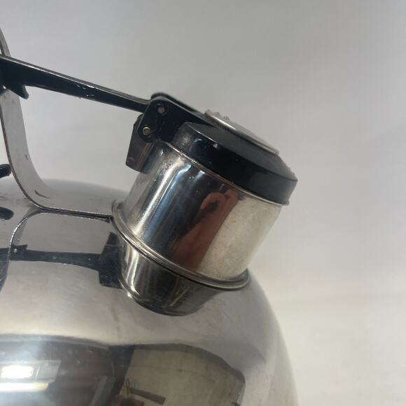 Vtg Paul Revere Ware 2 Qt. Copper Bottom Whistling Tea Kettle Pot Cu03 J - Picture 3 of 12